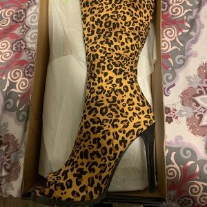 Paper Fox High Boots Size 8.5